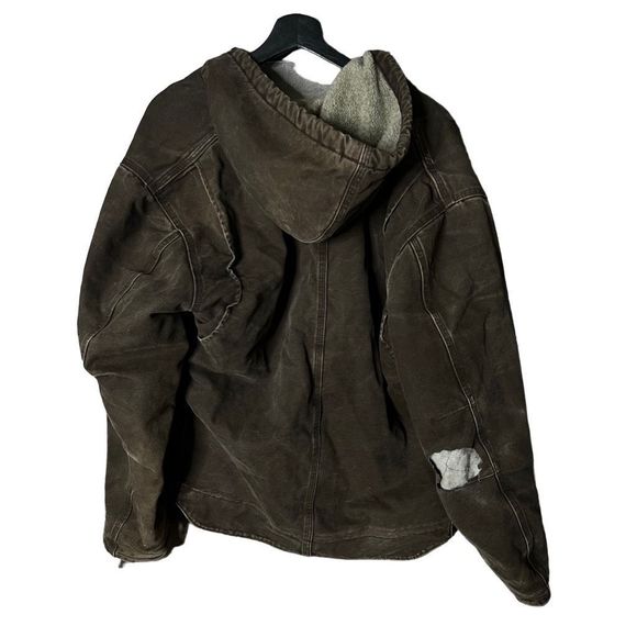 Carhartt Sandstone Sherpa Lined Jacket Mens Large - Picture 2 of 5